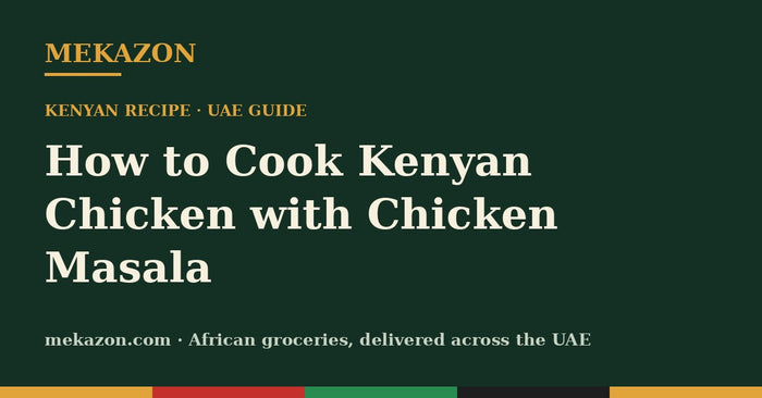 How to cook Kenyan chicken with chicken masala: Mekazon title card