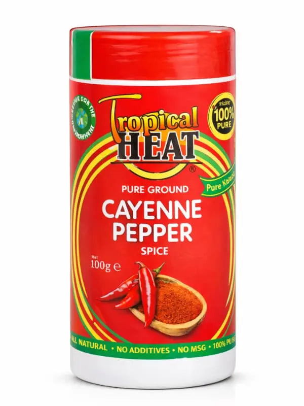 Tropical Heat Ground Cayenne Pepper – Pure Kenyan Chilli Spice (100g) MEKAZON
