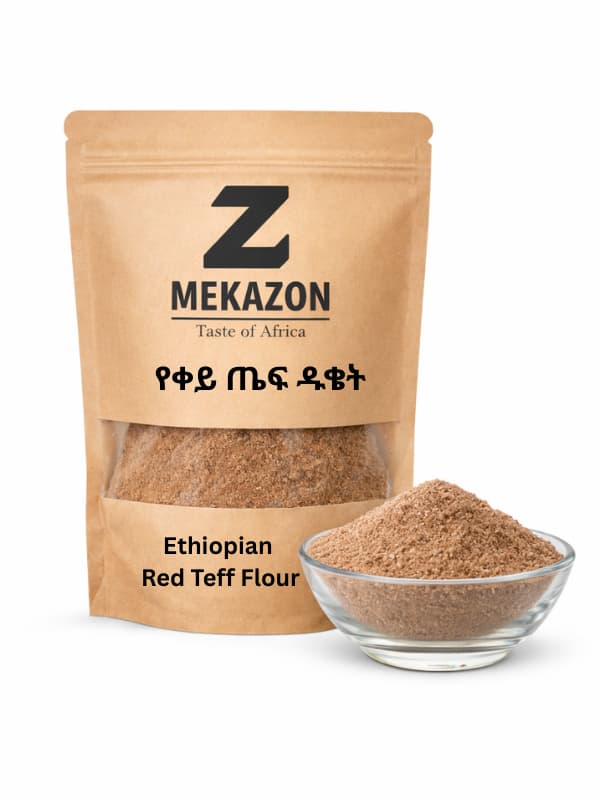 Ye’key Teff Duket የቀይ ጤፍ ዱቄት – Ethiopian Red Teff Flour