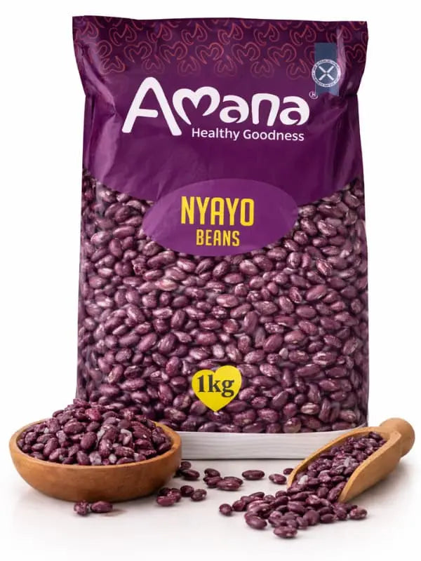 Amana Nyayo Beans (Red Kidney Beans) – Premium Kenyan Dry Beans 1kg MEKAZON
