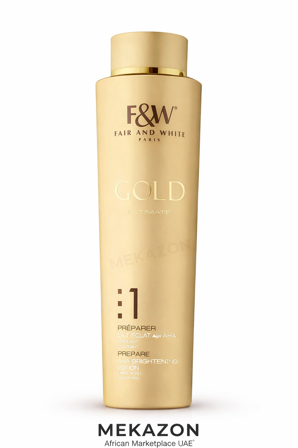 Fair and White Gold Lotion AHA Brightening Formula MEKAZON MEKAZON