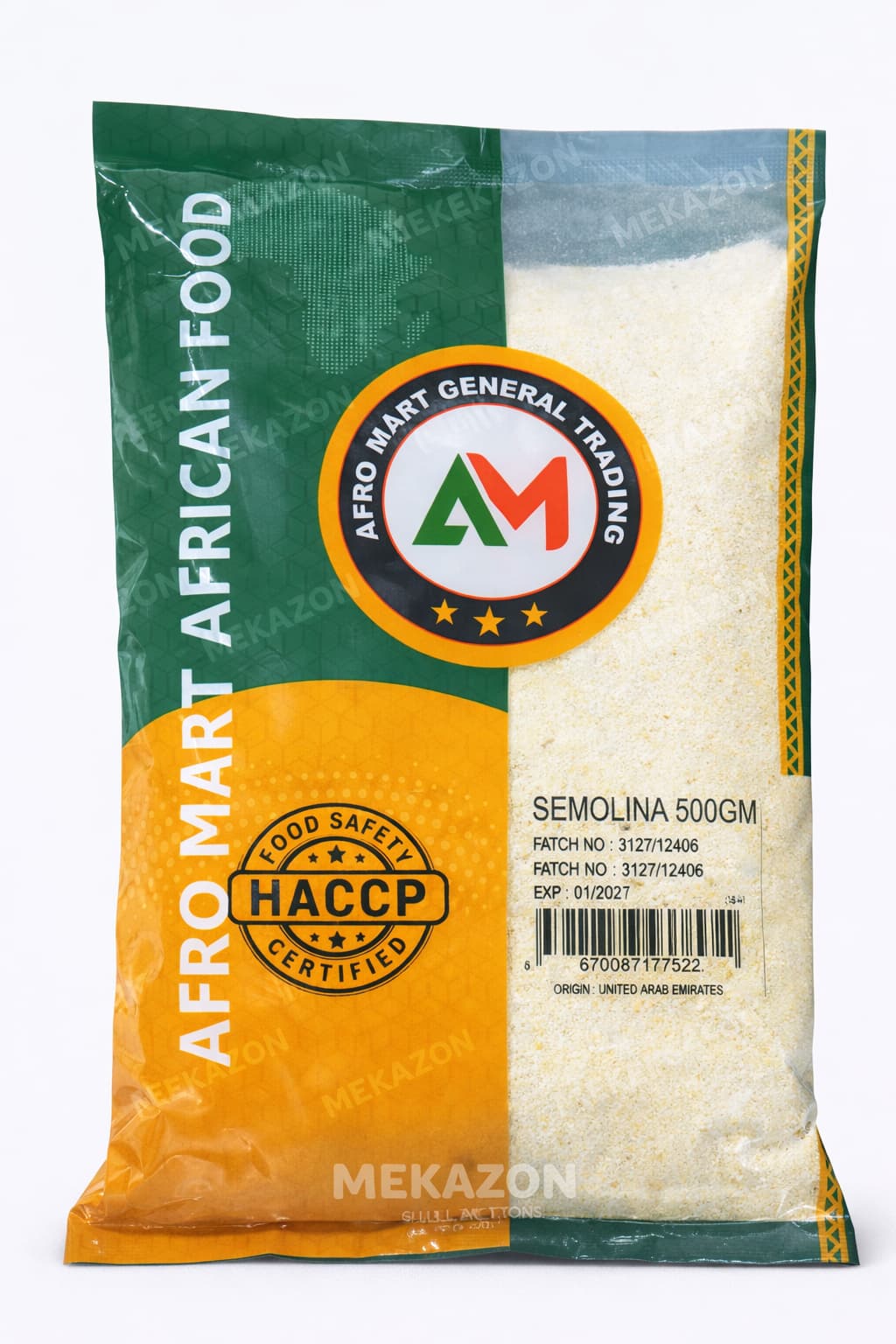 Semolina 500g UAE – African Semolina Flour MEKAZON MEKAZON