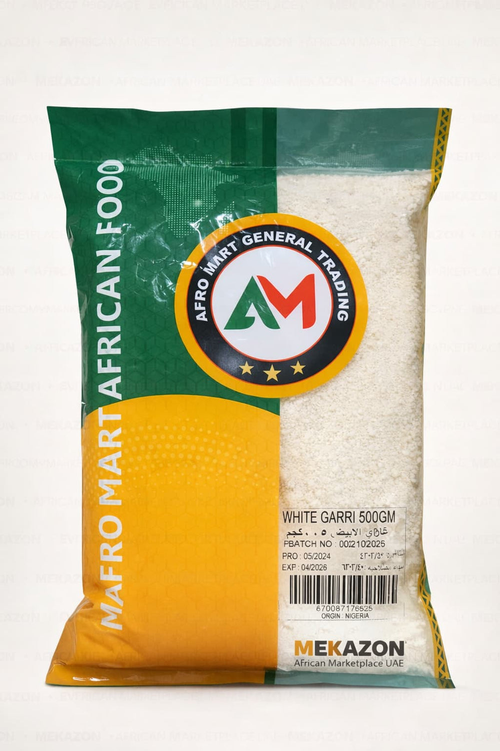 White Garri 500g – Authentic Nigerian Cassava Garri (UAE Delivery) MEKAZON MEKAZON