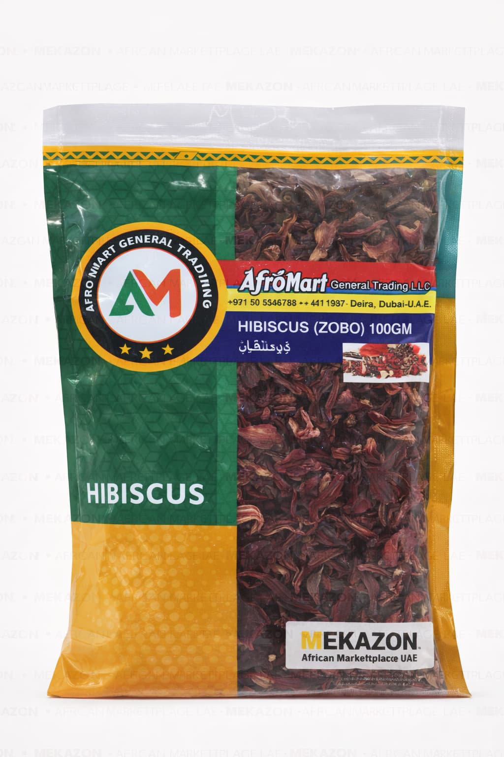 Hibiscus Flower (Zobo) 100g – African Dried Hibiscus MEKAZON MEKAZON