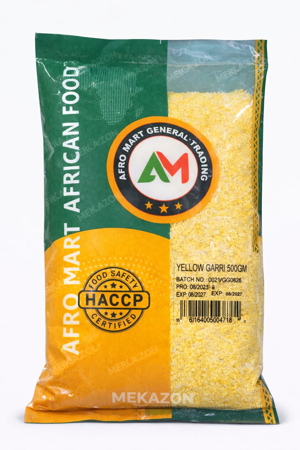 Yellow Garri (Cassava Grits) 500g – Nigerian Garri in UAE MEKAZON MEKAZON