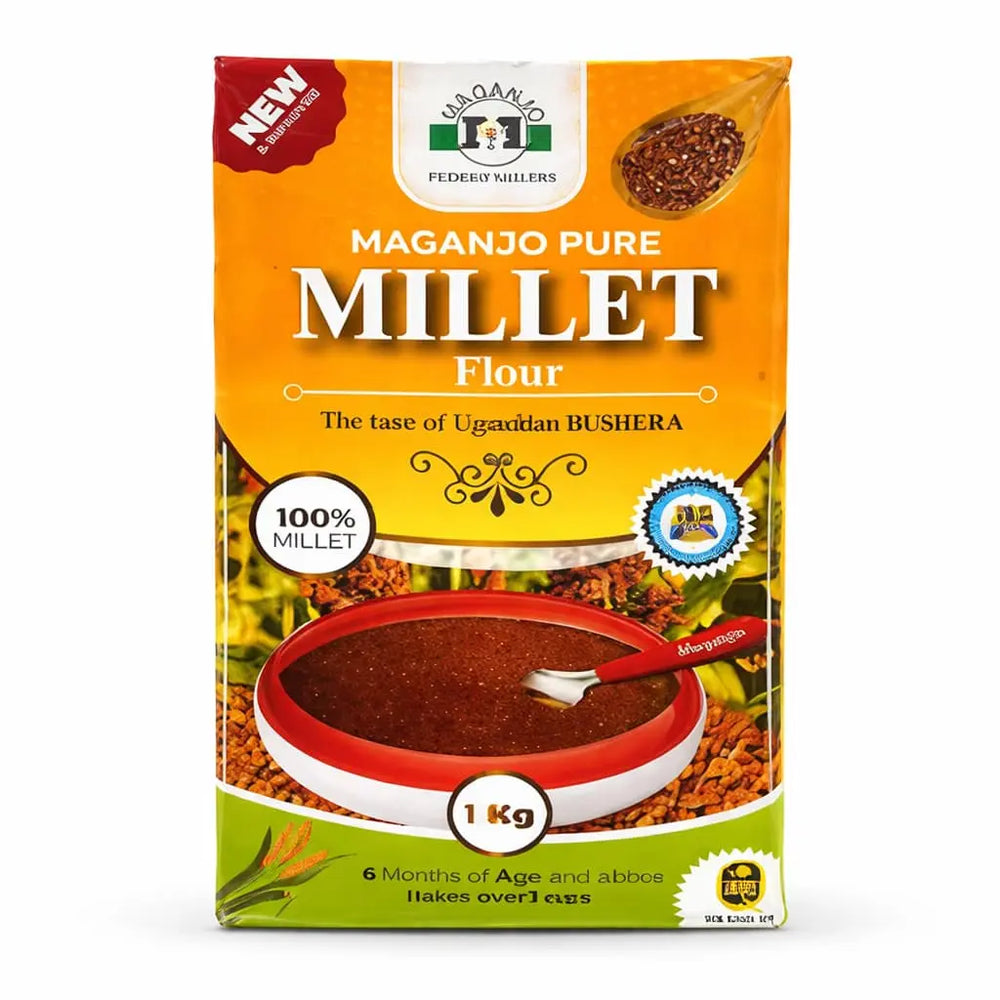 Maganjo Pure Millet Flour 1kg – Authentic Ugandan Millet Flour MEKAZON