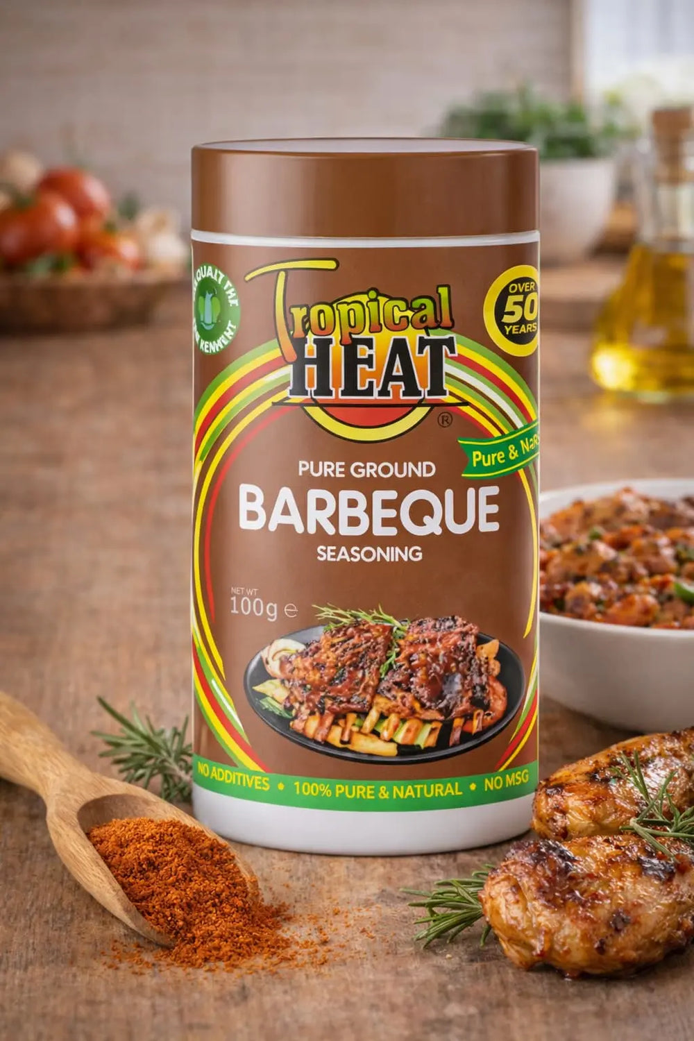 Tropical Heat Barbeque Seasoning 100g Pure Kenyan BBQ Spice