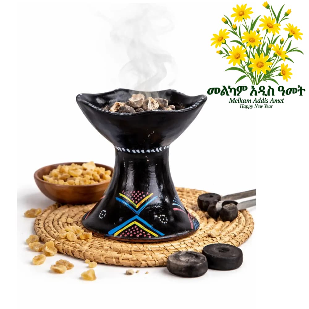 ኤጣን ማቸሻ – ለቤት እና ለባህላዊ አገልግሎት የሚውል ባህላዊ የእጣን ማቃጠያ ቅልቅል ቀለም