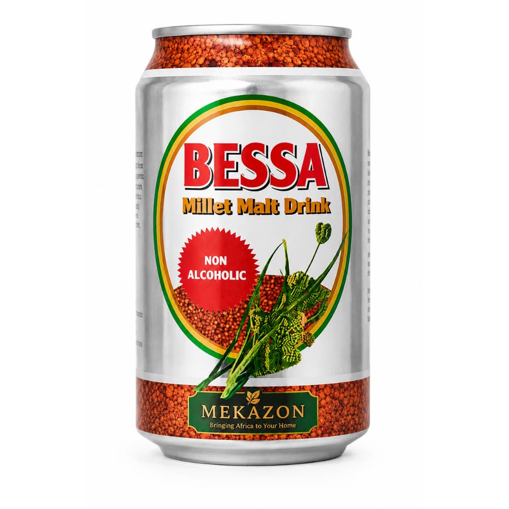 Bessa Millet Malt Drink 330ml | مشروب الدخن التقليدي غير الكحولي | مشروب أفريقي منعش الإمارات | ميكازون