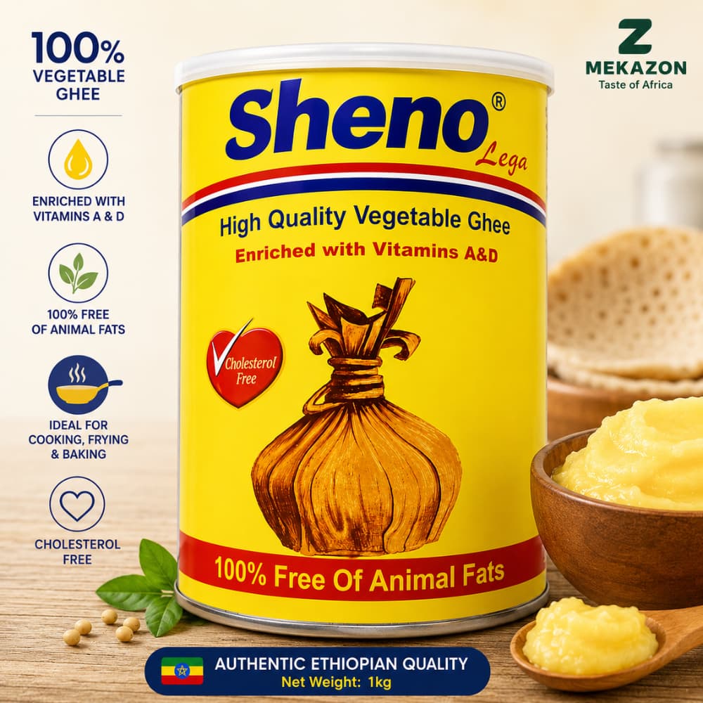 Sheno Vegetable Ghee Ethiopia UAE | Ethiopian Ghee | Mekazon