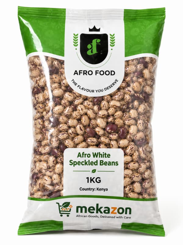 Afro White Speckled Beans 1KG – Premium Kenyan Beans in UAE