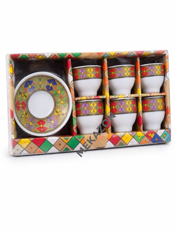 Authentic Ethiopian Coffee Ceremony Cups 002 MEKAZON MEKAZON