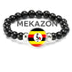 Uganda Flag Beaded Bracelet – Handmade Ugandan Wristband for Cultural Pride MEKAZON MEKAZON