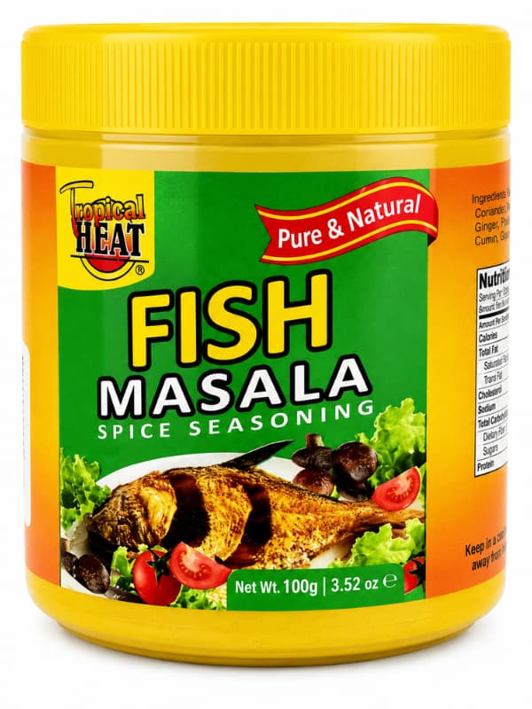 Tropical Heat Fish Masala Spice Seasoning 100g – Authentic Fish Spice Mix in UAE