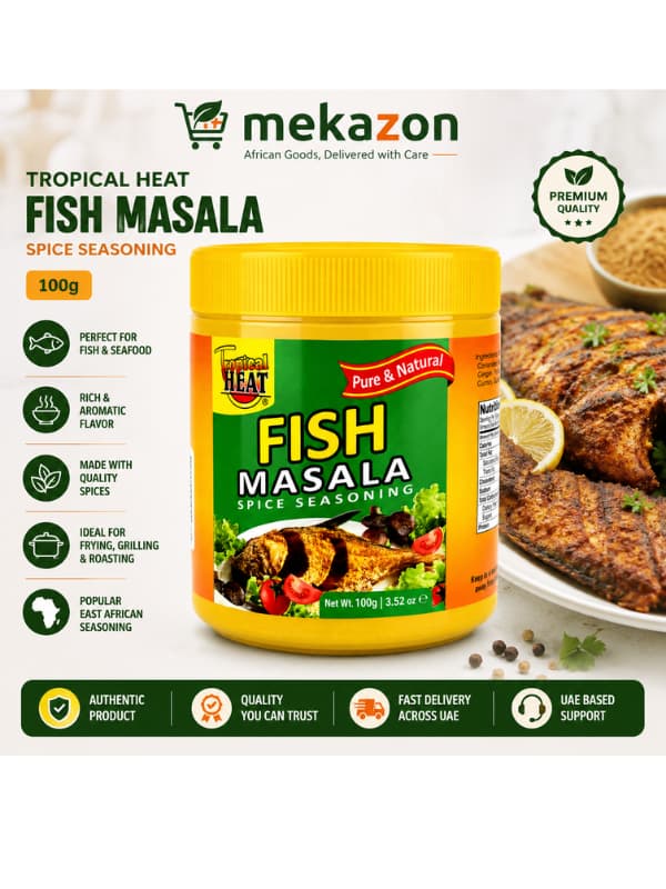 Tropical Heat Fish Masala Spice Seasoning 100g – Authentic Fish Spice Mix in UAE