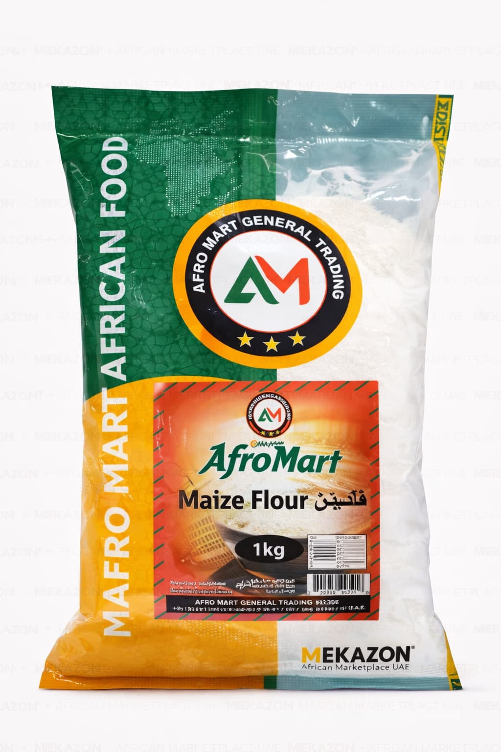 Maize Flour 1kg – White African Maize Flour for Ugali (UAE Delivery) MEKAZON MEKAZON