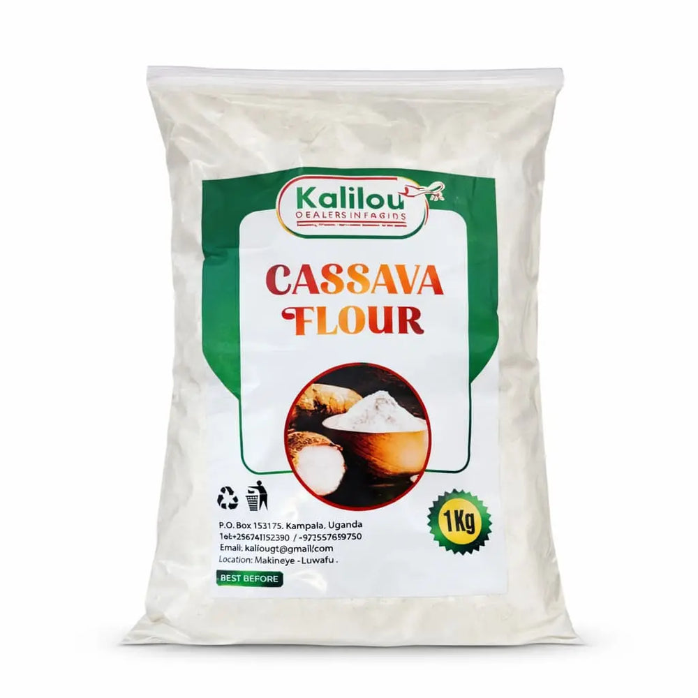 Kalilou Cassava Flour 1kg – Authentic Ugandan Cassava Flour MEKAZON