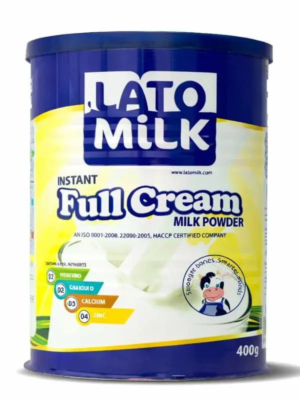 Lato Full Cream Milk Powder 400g – Instant Nutritious Milk for the Whole Family MEKAZON