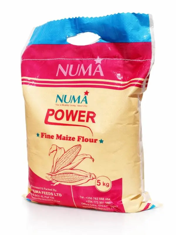 Numa Power maize flour (Posho) Flour 5kg – Product of Uganda MEKAZON