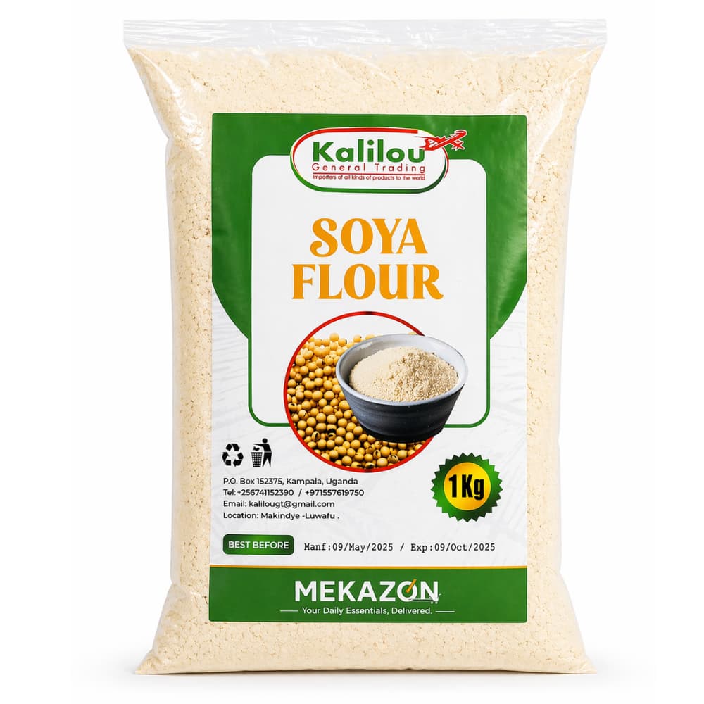 Soya Flour 1kg  High Protein Soybean Flour | Mekazon UAE