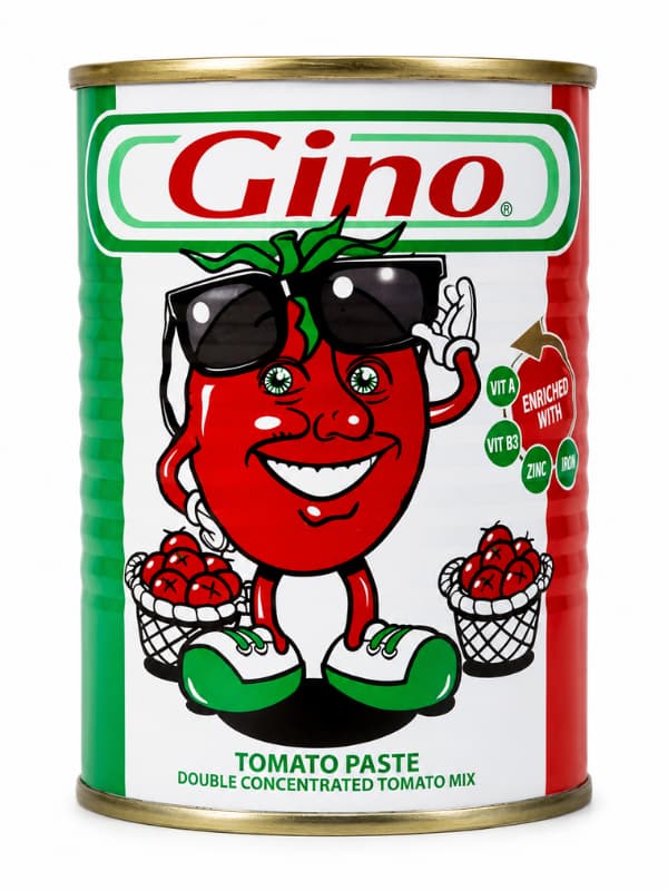 Gino Tomato Paste – Double Concentrated Tomato Mix in UAE