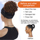 Synthetic Kinky Curly Bun Extension – Dark Brown Drawstring Updo MEKAZON MEKAZON