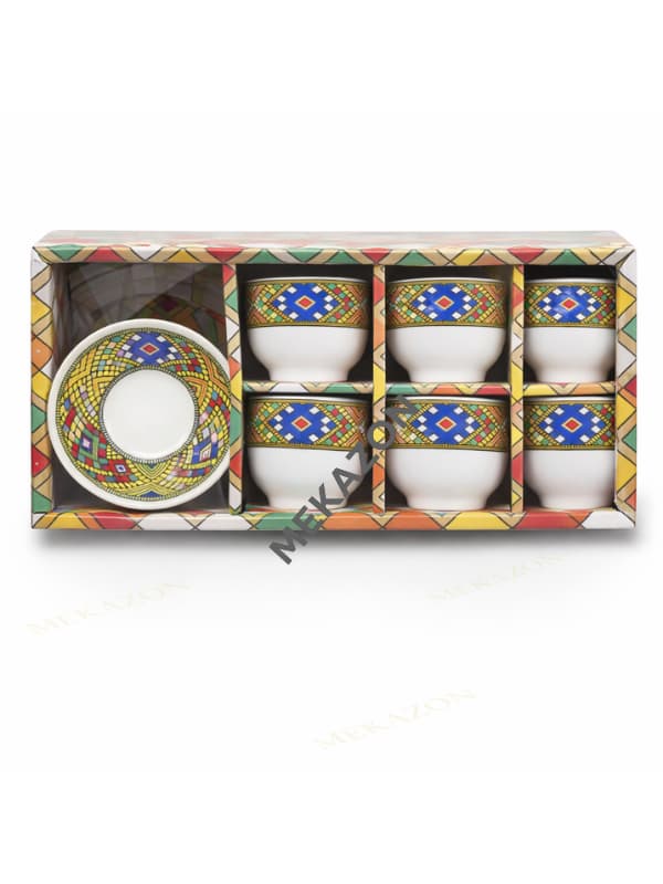 Authentic Ethiopian Coffee Ceremony Cups 003 MEKAZON MEKAZON