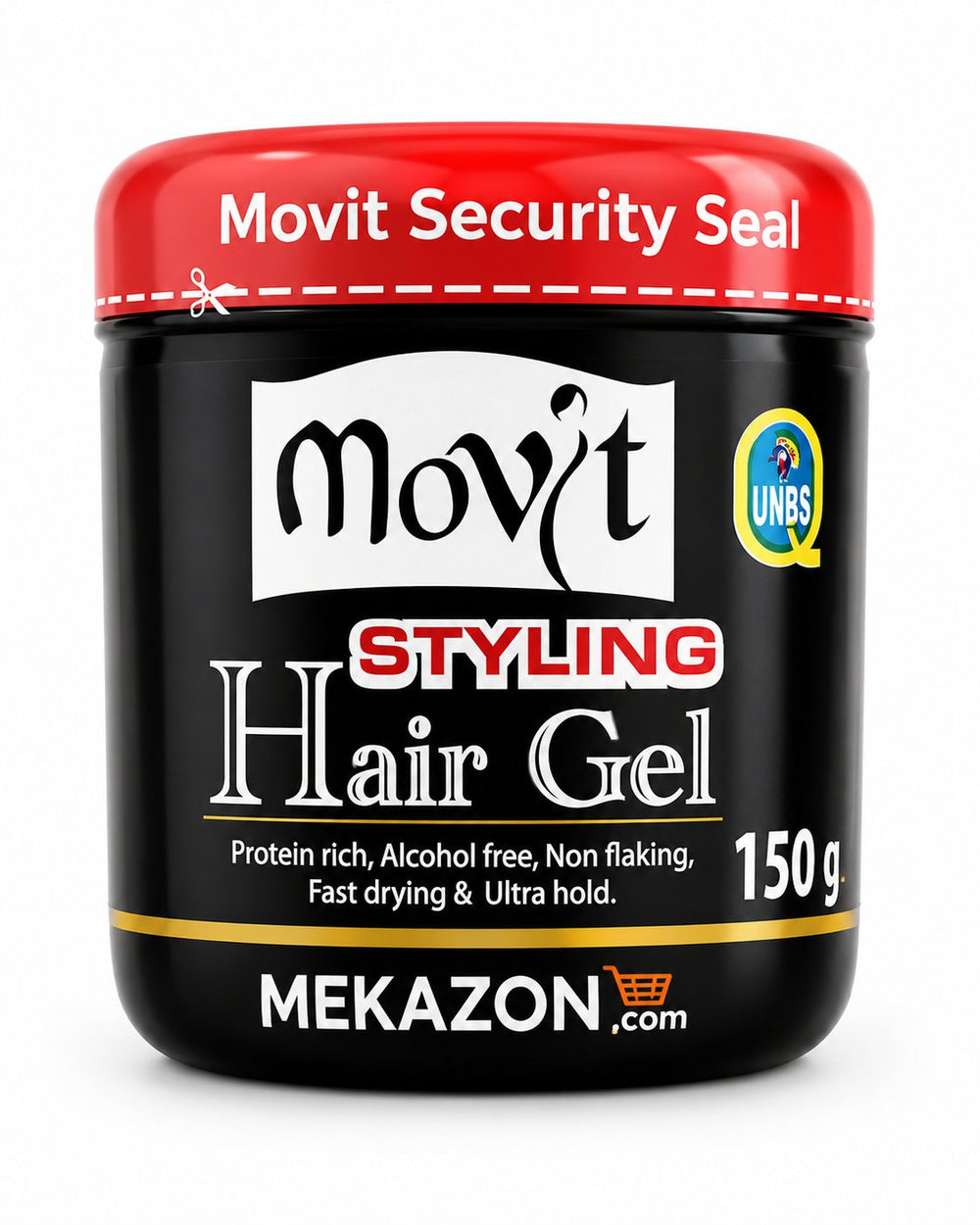 Movit Styling Hair Gel 150g Protein Rich Alcohol Free Ultra Hold – Mekazon UAE