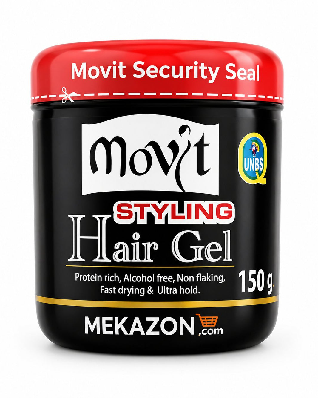 Movit Styling Hair Gel 150g Protein Rich Alcohol Free Ultra Hold – Mekazon UAE